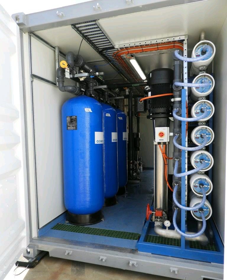 Konteyner Tipi Mobil Su Arıtma