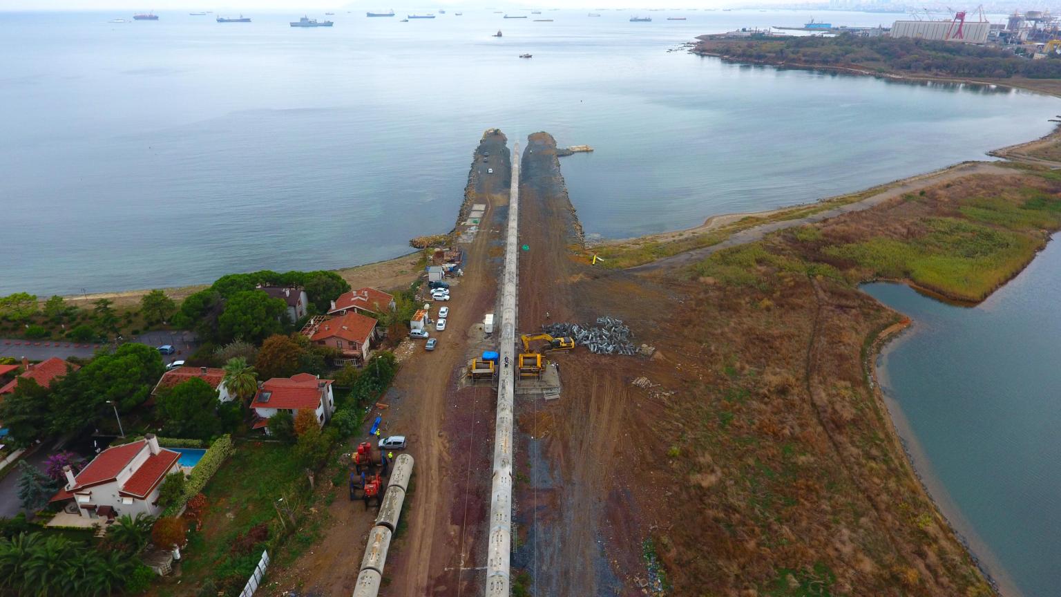 Denizden Su Alma Derin Deniz Deşarjı Hatları