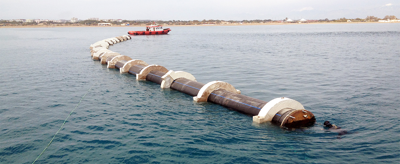 Denizden Su Alma Derin Deniz Deşarjı Hatları